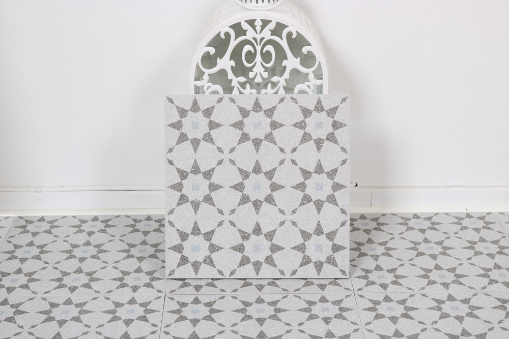 Vives Azulejos Y Gres Carrelage à Décors étoiles Gris Bleu Rectifié AVENTINO-R Humo 29x29 - 0.94m² 3 Vives Azulejos Y Gres Carrelage à Décors étoiles Gris Bleu Rectifié AVENTINO-R Humo 29x29 - 0.94m² – Image 2