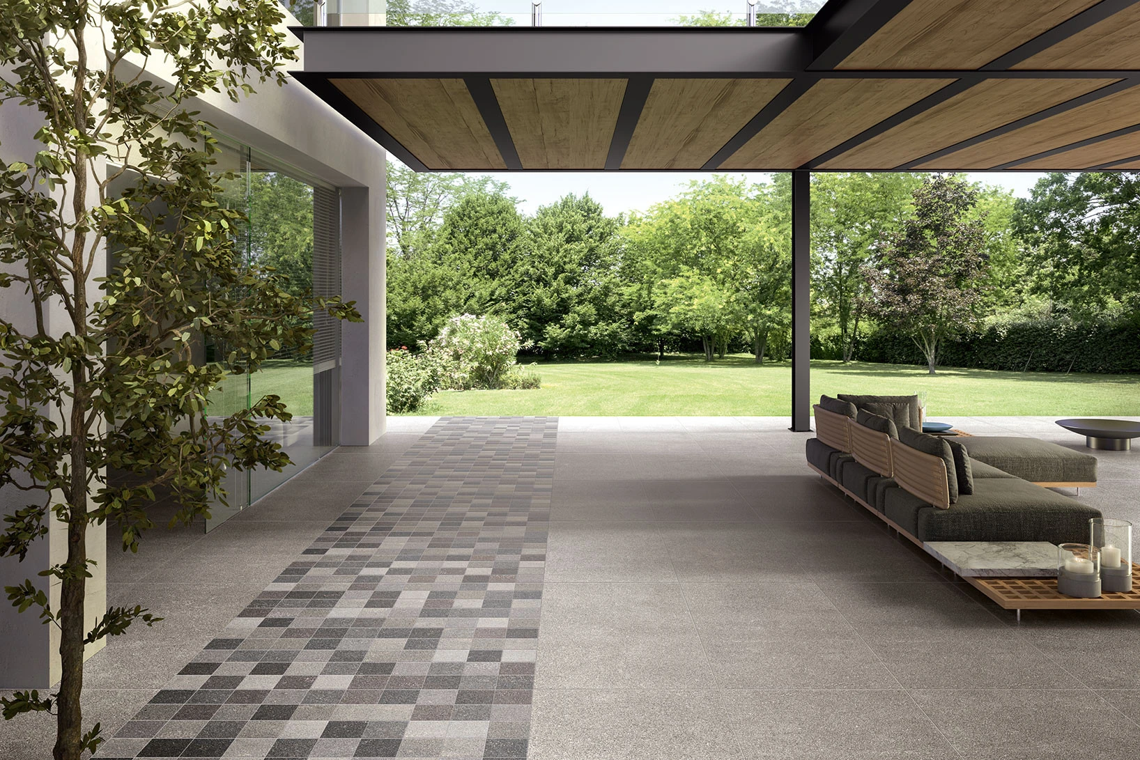 Coem Ceramiche Carrelage Grès Cérame Brillant Effet Pierre PALMERSTON GREY 75X75 - 1,13 M² 7 Coem Ceramiche Carrelage Grès Cérame Brillant Effet Pierre PALMERSTON GREY 75X75 - 1,13 M² – Image 5