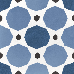 Equipe Carrelage Imitation Ciment 20x20 Cm CAPRICE DECO SAPPHIRE COLOURS 22118 - 1m²